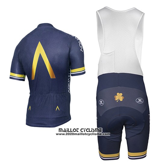 2017 Maillot Ciclismo Aqua Bleu Manches Courtes et Cuissard